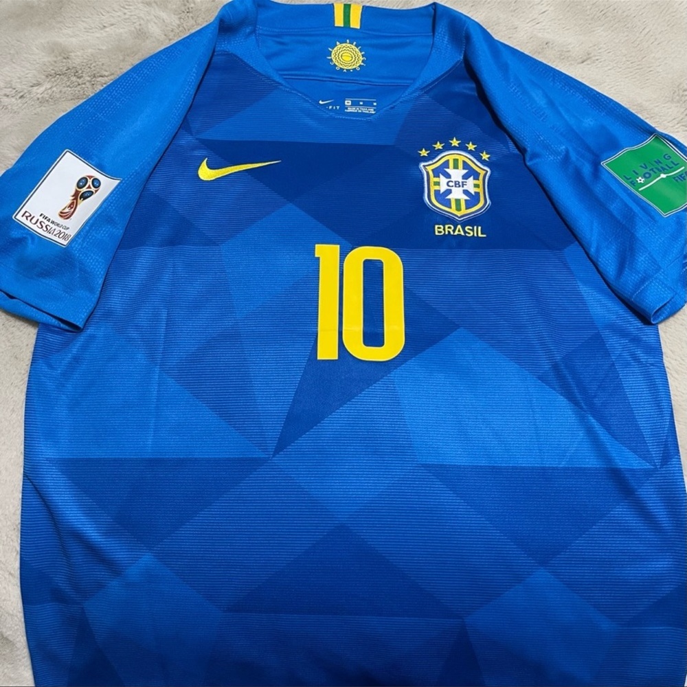 **NEW** NIKE Brasil Neymar Official 2018 FIFA World Cup Jersey